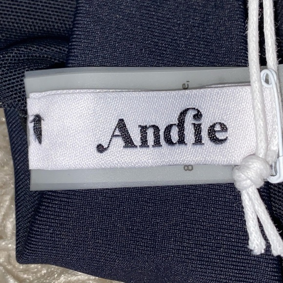 NWT Andie x Demi Moore Limited Edition Swim The Monaco Bikini Top Black Size S - Picture 7 of 10